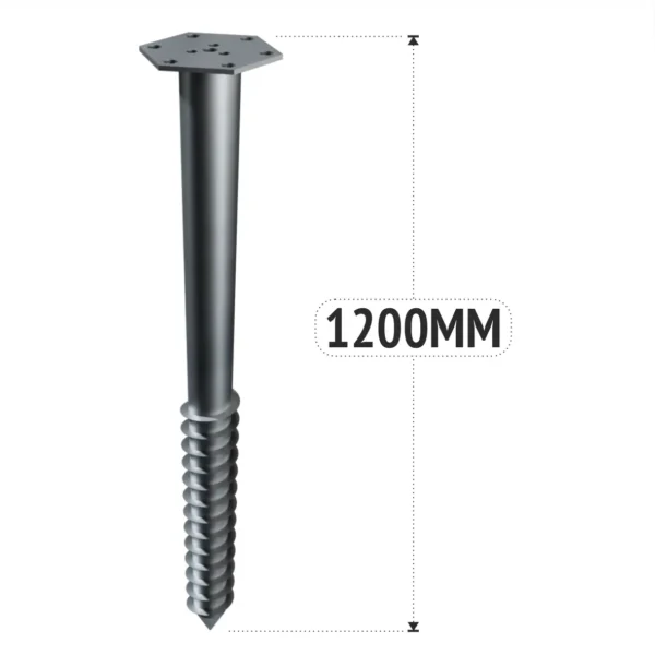 jordskrue til terrasse m 78 1200mm