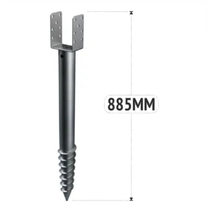jordskrue til terrasse u 68 885mm
