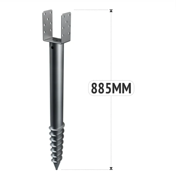 jordskrue u 68 885mm